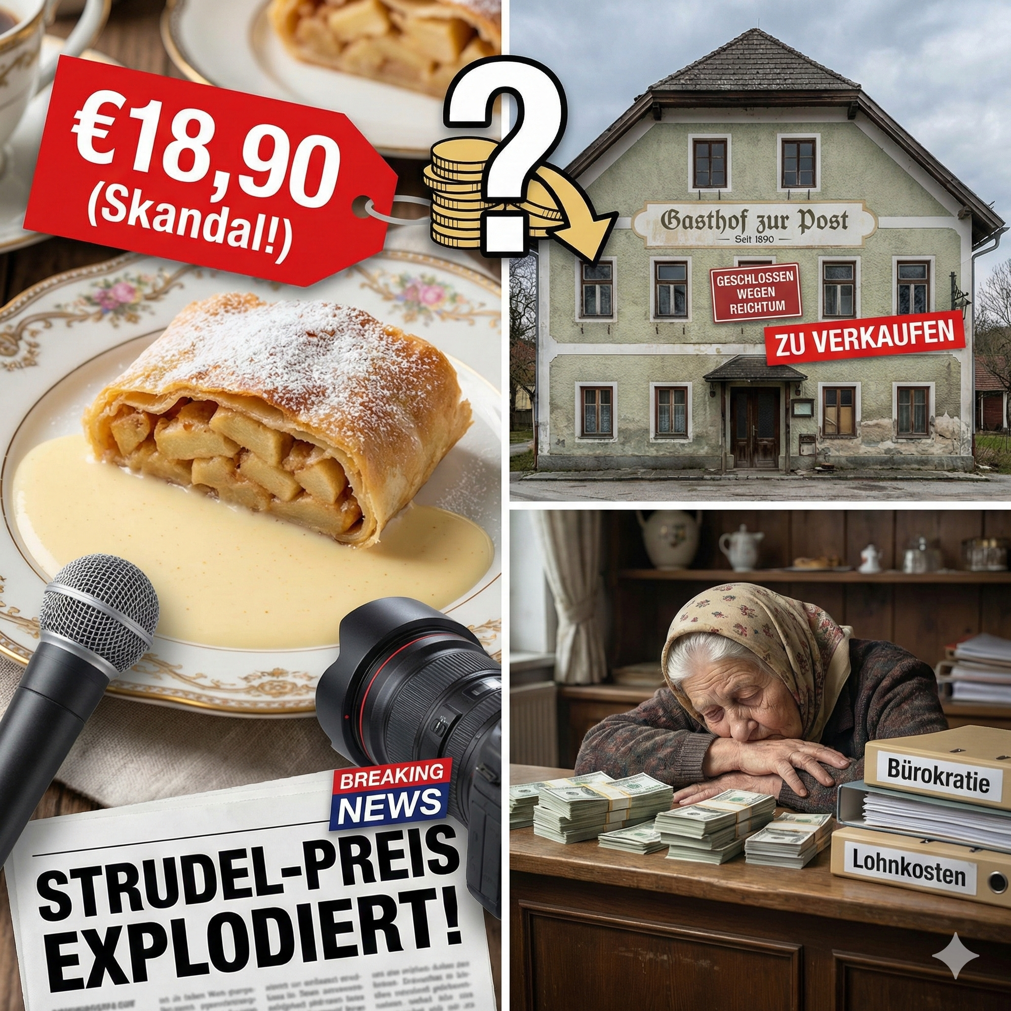Von Apfelstrudel-Skandalen und dem Gasthaussterben