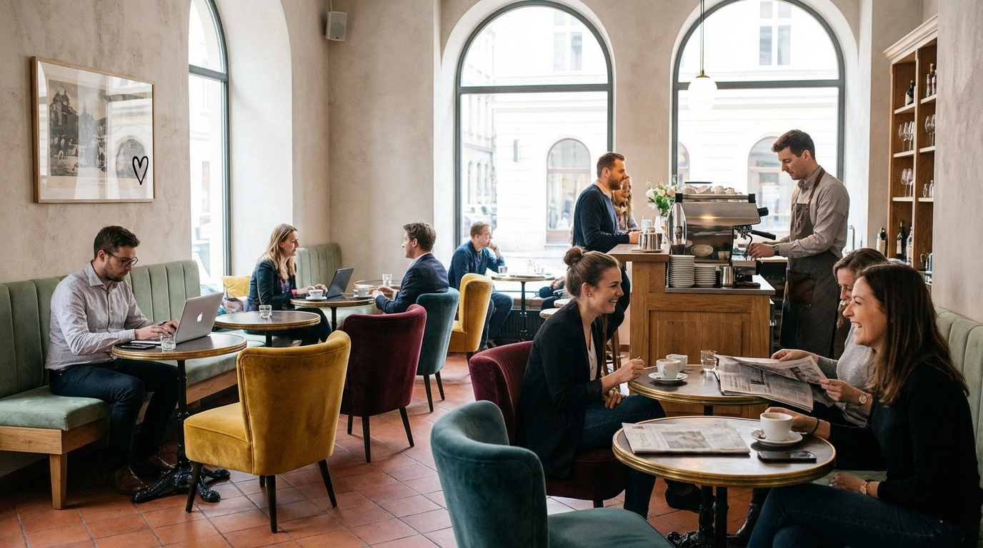 Hotel-Lobby-Bar als Mix aus Arbeit und Entspannung