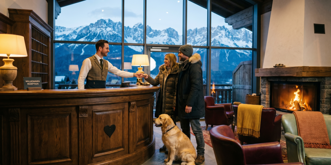 Perfektion am Check-in - Erster Eindruck im Hotel