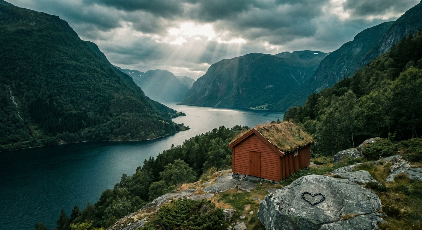 Skandinavischer Fjord im Sommer - Coolcation-Destination