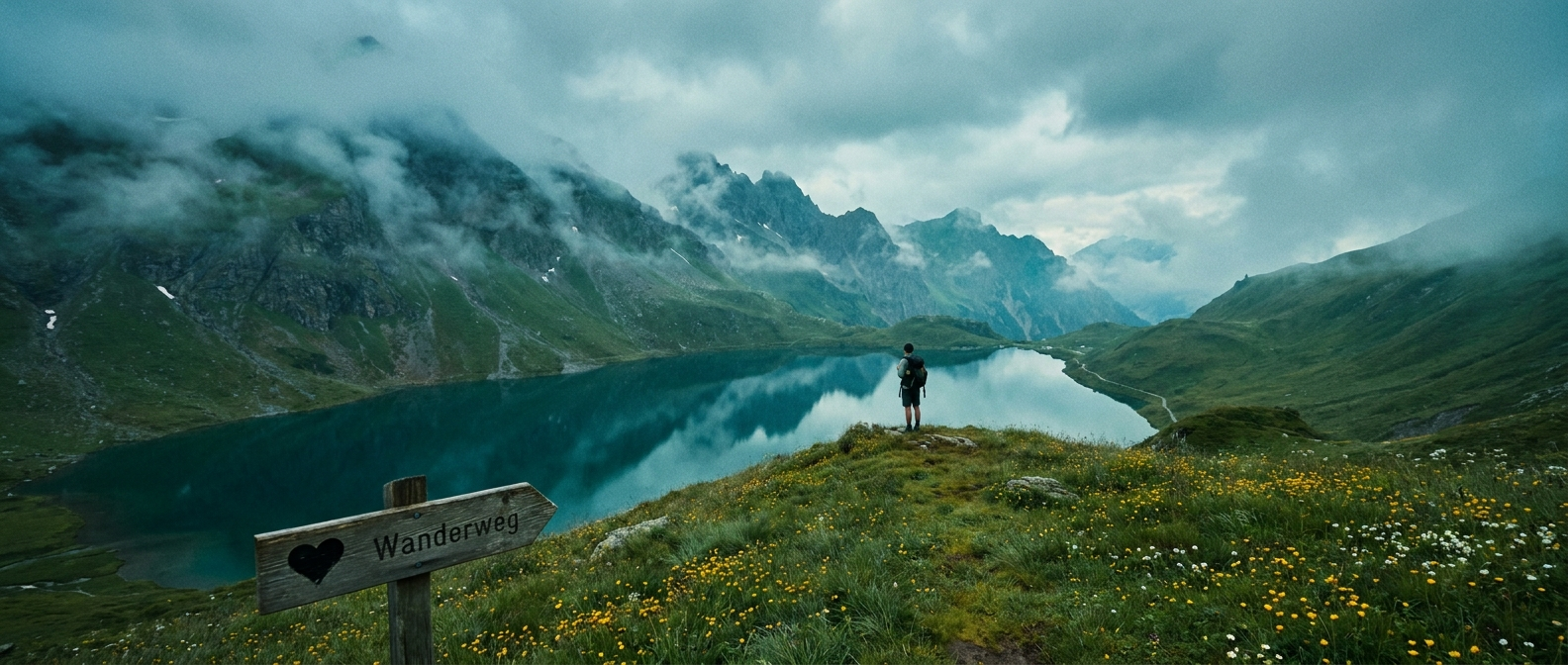 Coolcation - Alpine Berglandschaft im Sommer
